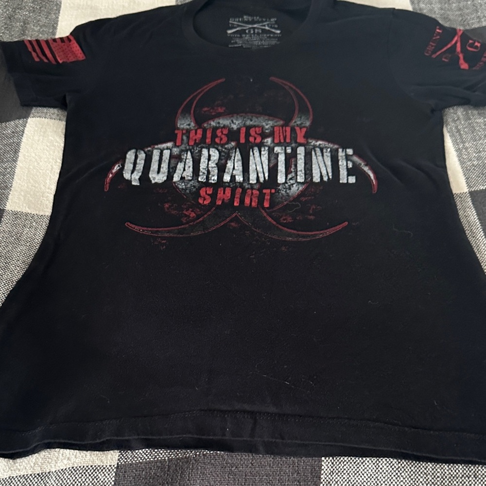 Grunt Style Black Quarantine Short Sleeve Tee